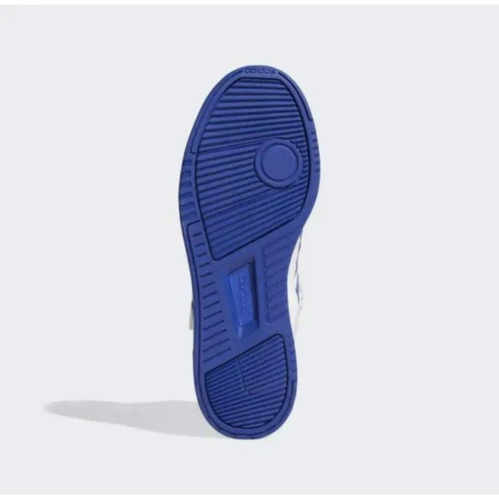 New Adidas Postmove Mid Shoes Men's Cloud White & Royal Blue - - Picture 4 of 6